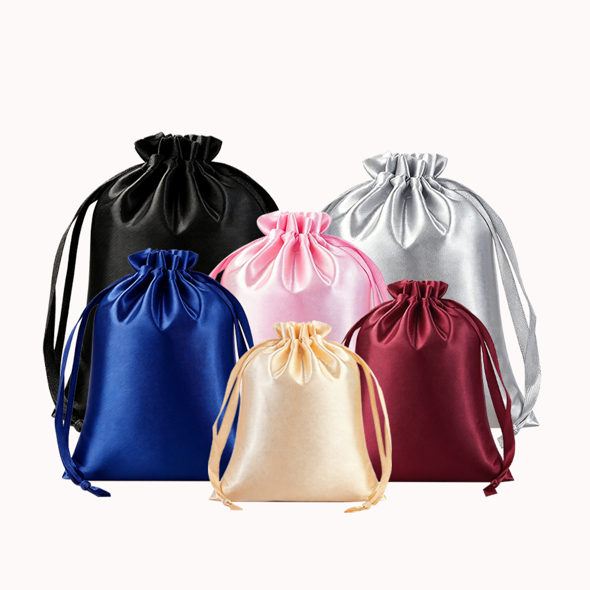 Luxury Bags From China - 50 шт./лот, шелковые подарочные мешочки для